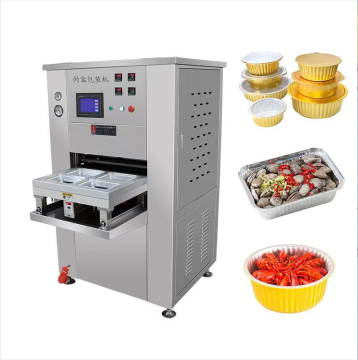 Automatic Vacuum Packed Ready Meal Tray Sealing Machine