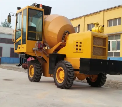 Self-Loading Concrete Mixer Portable Concrete Mixer