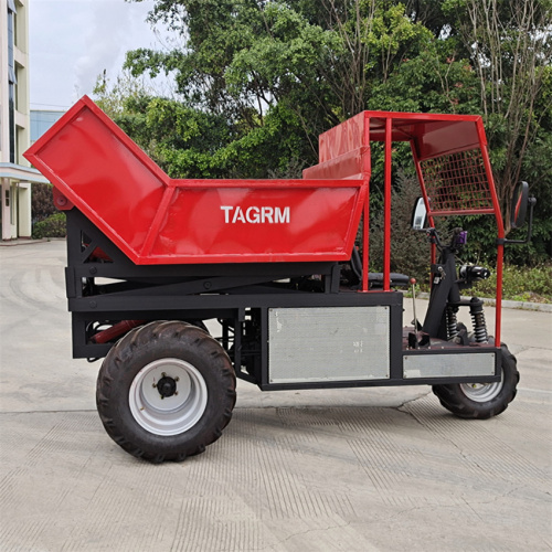 3 wheels palm tree removal truck dumper