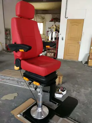 Red Marine Helm Chair
