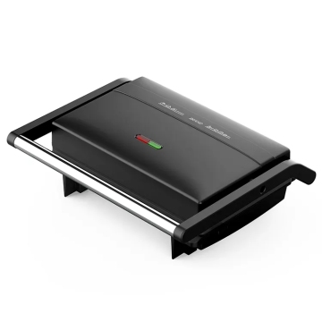 Professional 90 Degree 1200W Smokeless Electric Contact Grill: Large 23*14.5cm Plate - High Quality Multi-Function Kitchen Appliance
