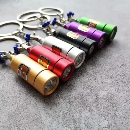 Fire Extinguisher Turbo Nos LED Keychain