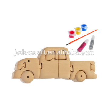 3D wooden craft puzzle pickup