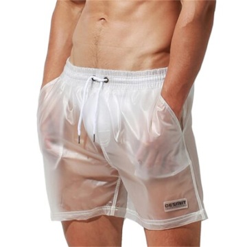 Wholesale Drawstring Transparent Swim Trunks