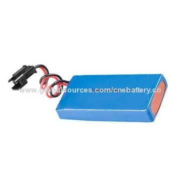 7.4V 1,300mAh Lithium Polymer Battery for Solar Emergency Lights, Tablet PCs, Intelligent Remotes