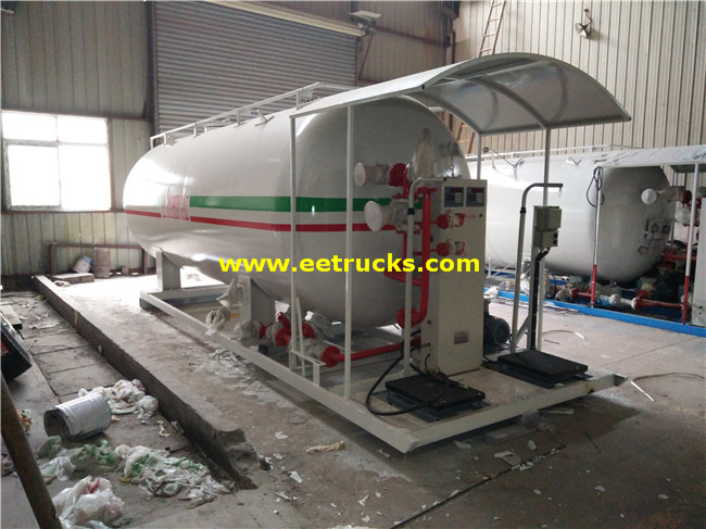 8MT Skid Mounted Propane Filling Plants