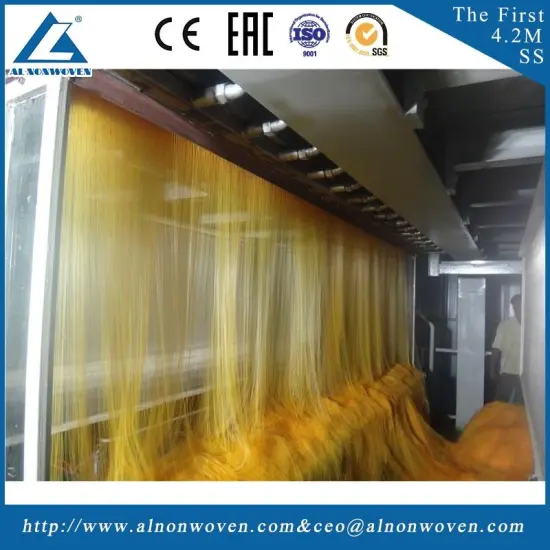 High speed AL-1600 S 1600mm non woven fabric making machine