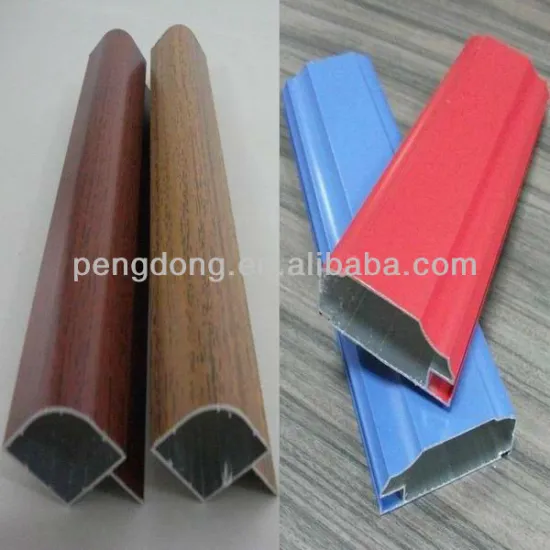 Wood color Kitchen cabinet aluminum profile in Libya and Algeria