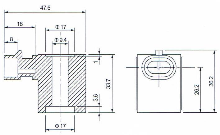 Dimension of BB09533619 Solenoid Coil: