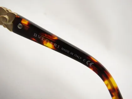 Colorful Frame Smoke Lens Brand Name Sun Glasses For Women Bvlgari 8081 851/13 59-17 135
