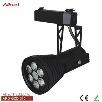 Black Modern Track Spotlights Track Head