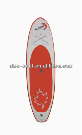 10' PVC inflatable sup board with chair on it