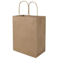 Plain Medium Paper Bags with Handles Bulk