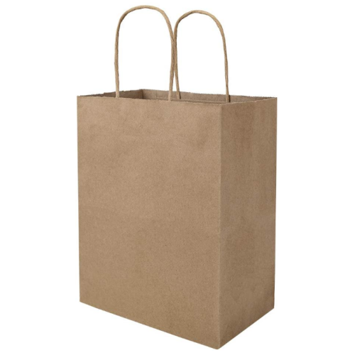 Plain Medium Paper Bags with Handles Bulk