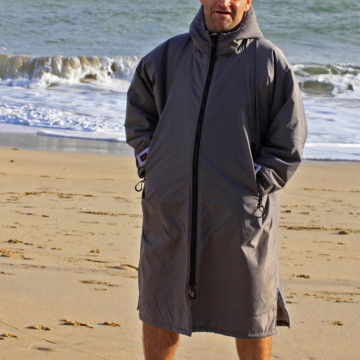 Gerecycled surfenuitrusting Waterdicht veranderende gewaad Swim Parka