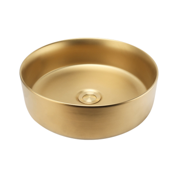 Wholesale Modern Gold Colored Ceramic Bathroom Sink