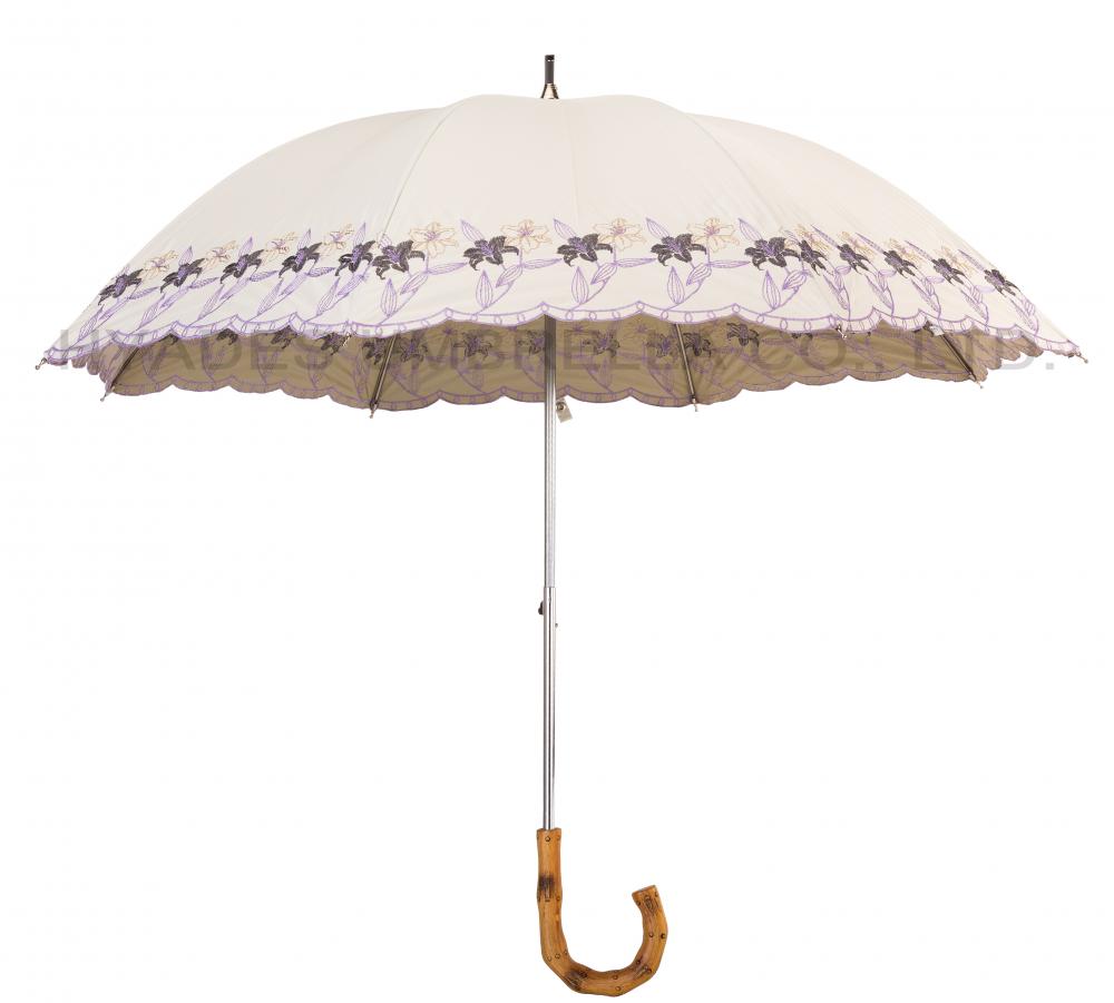 Japan Embroidered Vintage Umbrella