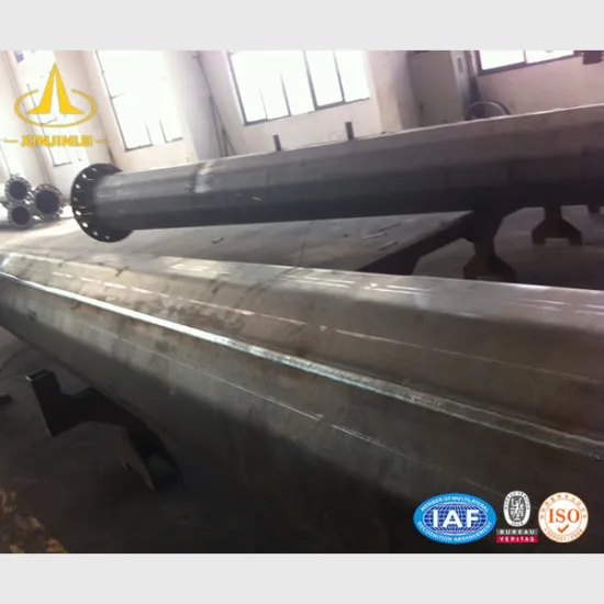 Galvanized 25 M High Mast For Lighting Pole