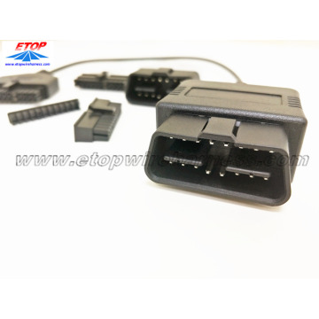 24V OBD2 - 마이크로 몰드 커넥터 오버 몰딩