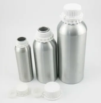 Empty Sealing Polished Aluminum Bottles for Essential Oils and Cosmetics (50ml, 100ml, 250ml)