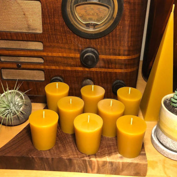 Eco Friendly Beeswax Advent Votives Candles Bulk