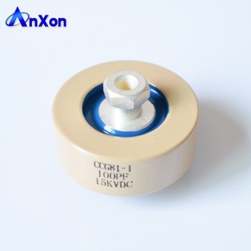 High Voltage High Frequency Disc Ceramic Capacitor: CCG81 15KV 100PF
