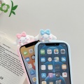 Moda Anti-choque silicone lustrosos bonitos cartoon case de telefone
