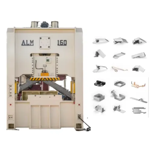 Customized M Series Single Crank H Frame Power Press Machine for Solar Panel Accessory Stamping