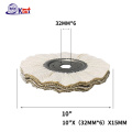 Polished stainless steel sisal fabric sisal polishing disc