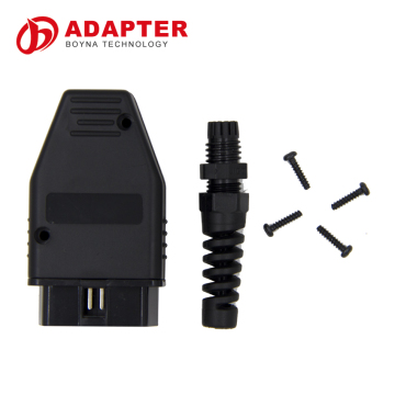 Prezzo all'ingrosso e più basso connettore OBD2 da 16 pin OBDii 16 pin adattatore OBD II spina maschio J1962 cavi connettore auto