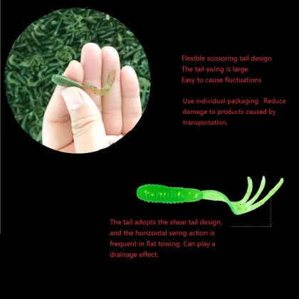 Wholesale Luya Bait Soft Lure Elf 38mm 0.7g Fishing Bait