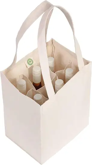 Washable & Reusable Wine Carrier Bag