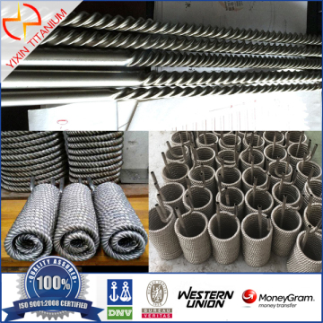 ASTM B862 Gr1 Titanium Welded Threaded tube