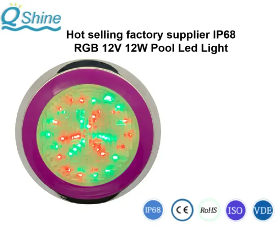 AC12V RGB WW IP68 LED light for Swimming Pool