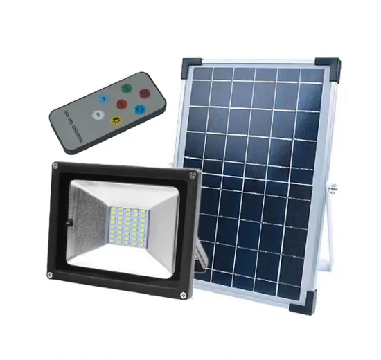 Solar Flood Light with remote and light control