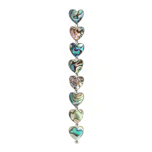 Craft Abalone Heart Strung χάντρες για την κατασκευή κοσμημάτων