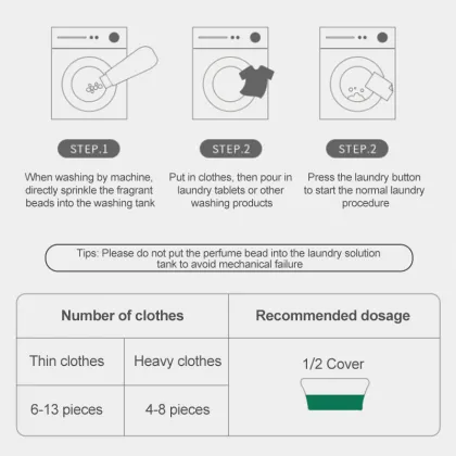 Custom High Quality Scented Booster Fragrance Laundry Beads