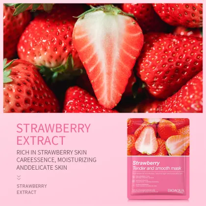 BIOAQUA Strawberry Smoothing and Smoothing Mask