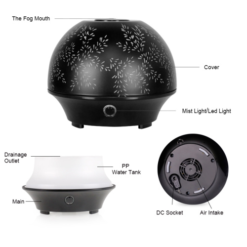Glass Cool Mist Humidifier Essential Oil Diffuser