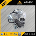 Accessori di escavatore PC300-7 turbocompressore 6743-81-8040