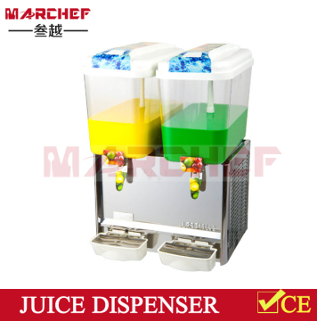 Doppio carro armato commerciale 18L*2 Dispermetrice di succo/caffè