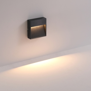 Lampada da parete in alluminio da 3W moderna Lampada da parete in alluminio LED LEDDOOR STEP Light