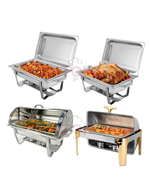 Stainless Steel Chef 9 Litre Food Warmer Chafing Dish Set for Buffet in Dubai