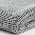 16x16In Edgeless Microfiber Car Cleaning Drying Towel Grey