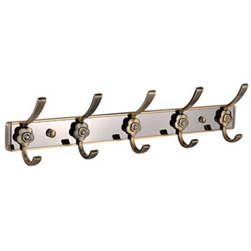 Quality polished alloy shower room quality metal chinese green patina aluminum clothes hook