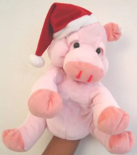 Cheap hot sales christmas plush pig toy