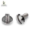 Машынны шрубавы шруб з ферменай галоўкай з прарэзам - нержавеючая сталь