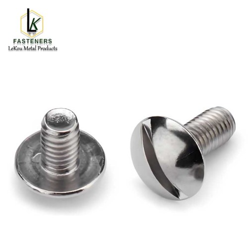 Машынны шрубавая шруба з кроквеннай галоўкай з прарэзам - нержавеючая сталь