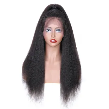 Cheap Wholesale 13X4 13X6 Swiss Lace Front Wig Vendors Unprocessed Peruvian Human Hair Kinky Straight Lace Frontal Wig Vendor