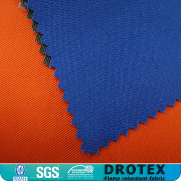 Cotton polyester 300gsm fire resistant & anti static fabric for workwear